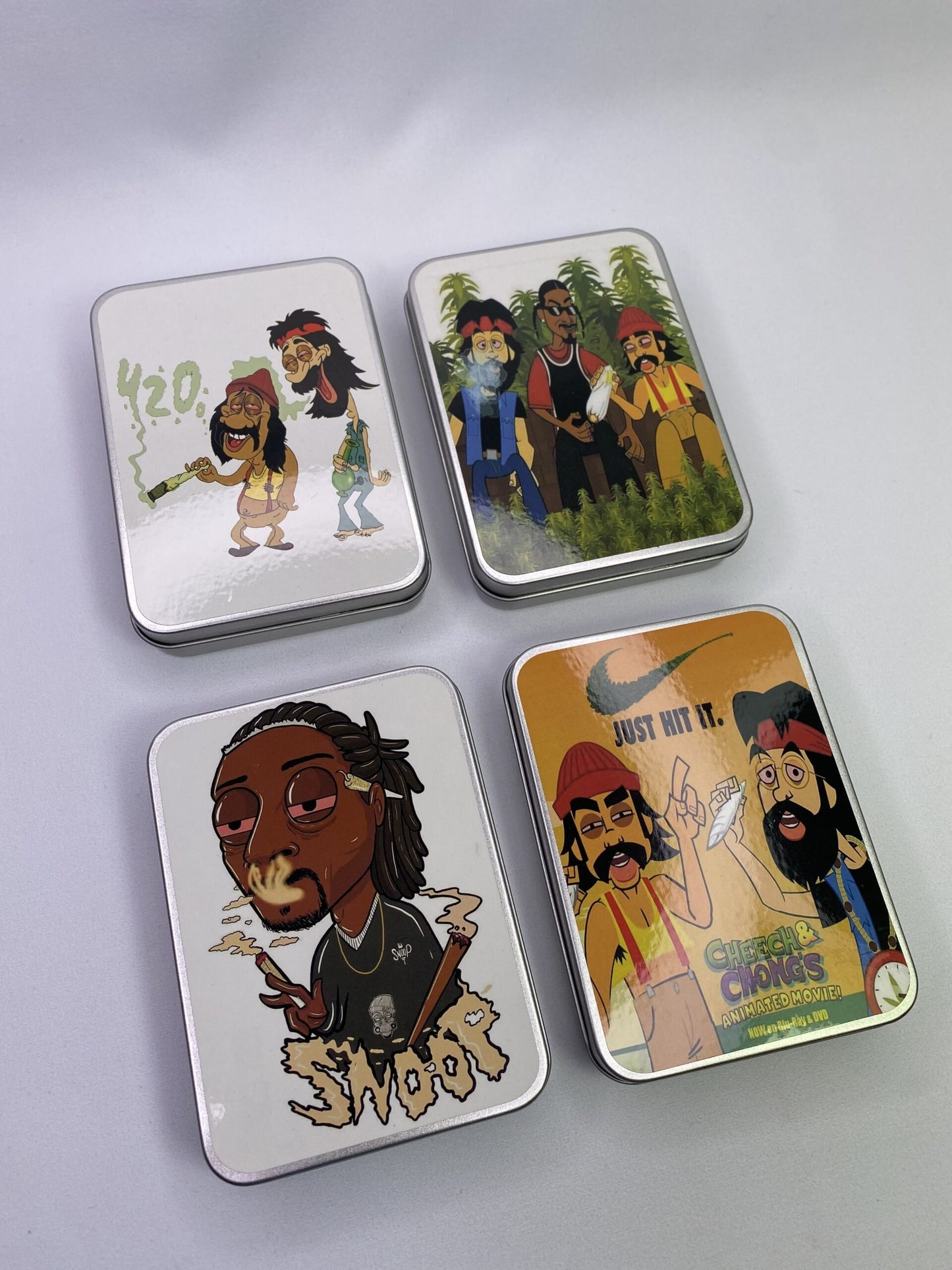 Metal Tin Large (Cheech and Chong, Snoop)