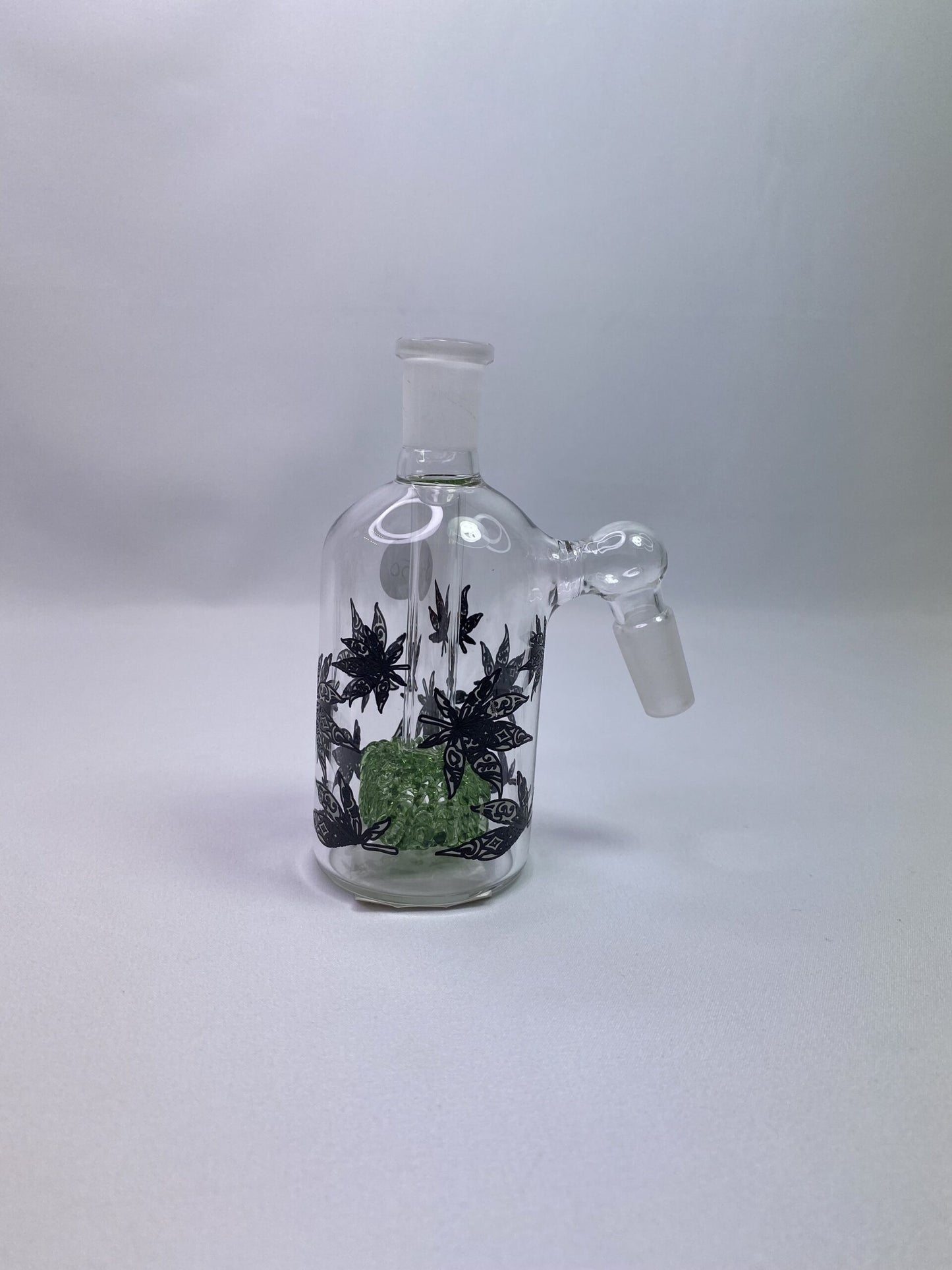 Ash catcher Glow In The Dark Marijuana Leaf – 14mm/14mm