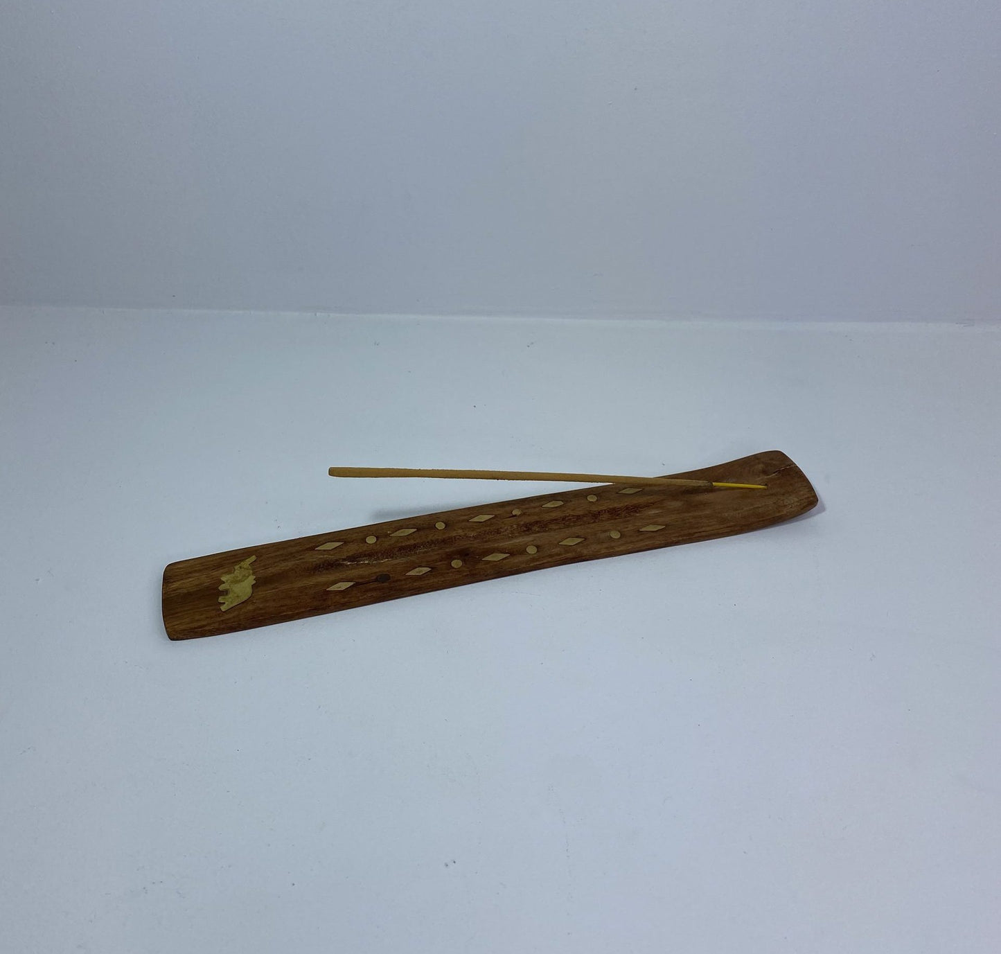 Incense holder Wooden with Gold Elephant