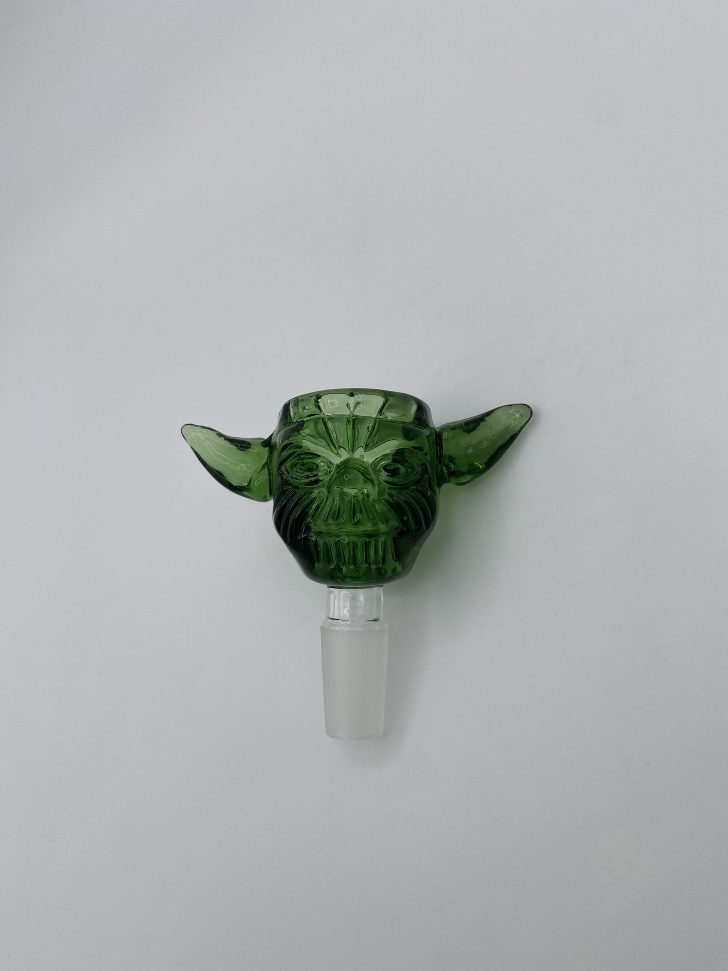 Glass Cone Piece Yoda 14mm