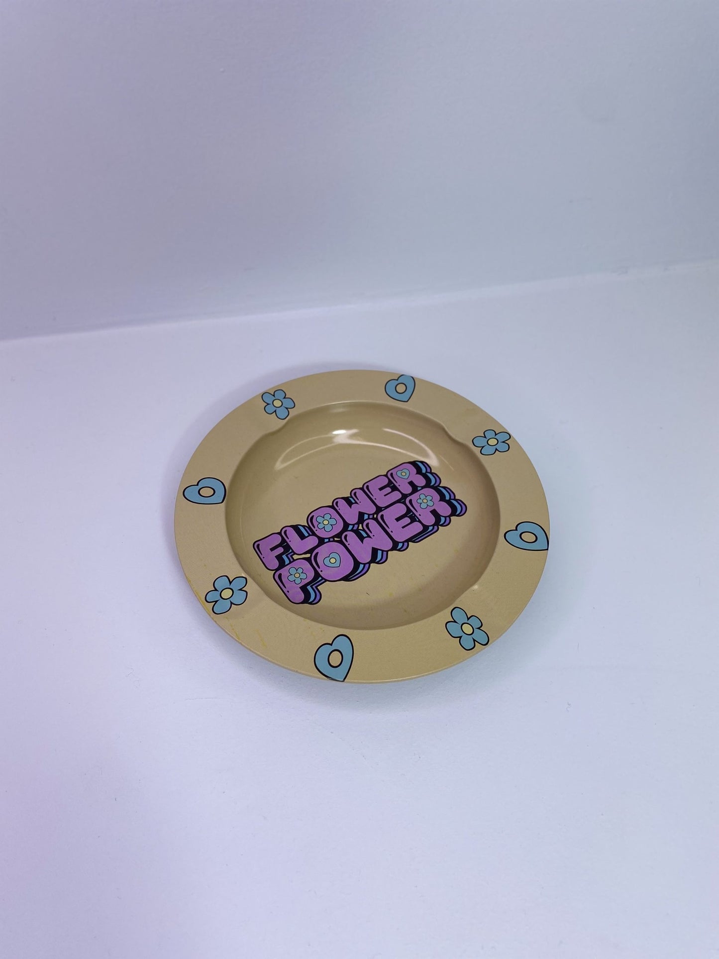 Planet X Flower Power Metal Ashtray