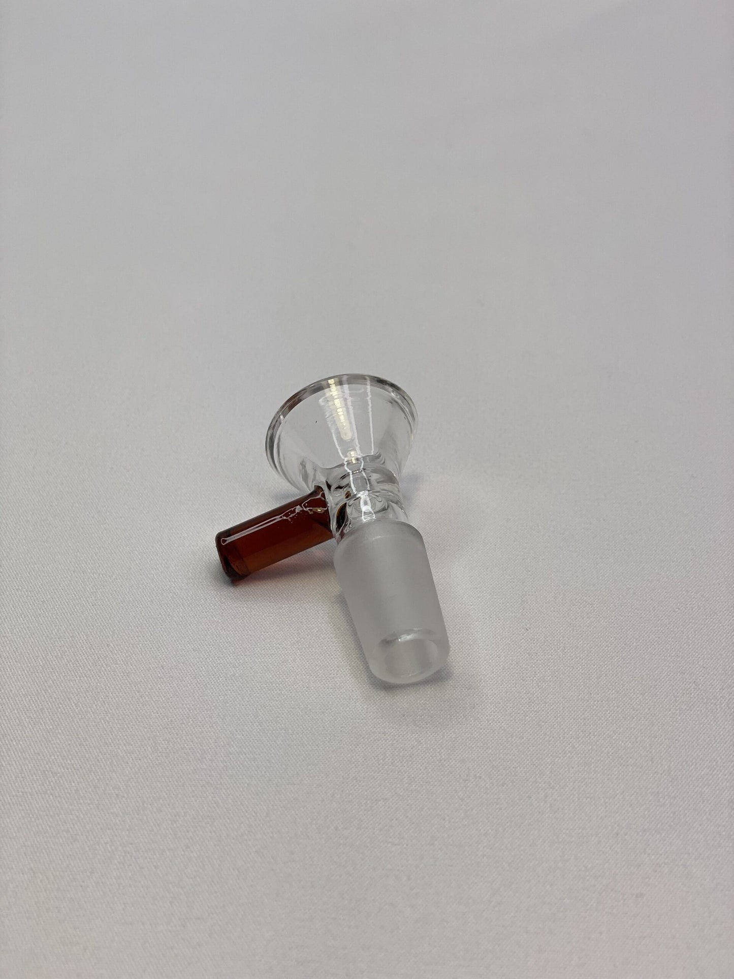 Glass Cone Piece with Coloured Handle