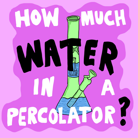How much water to put in a percolator?
