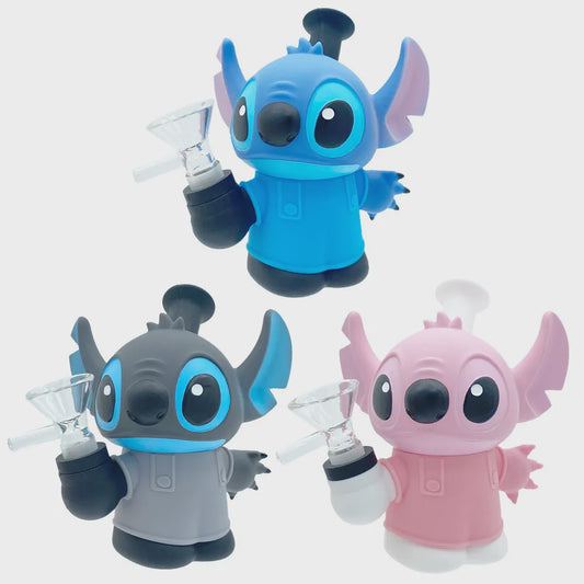 Silicone Glass Bong Stitch Assorted Color