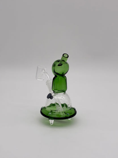 Black Leaf Oil Bong 14cm UFO
