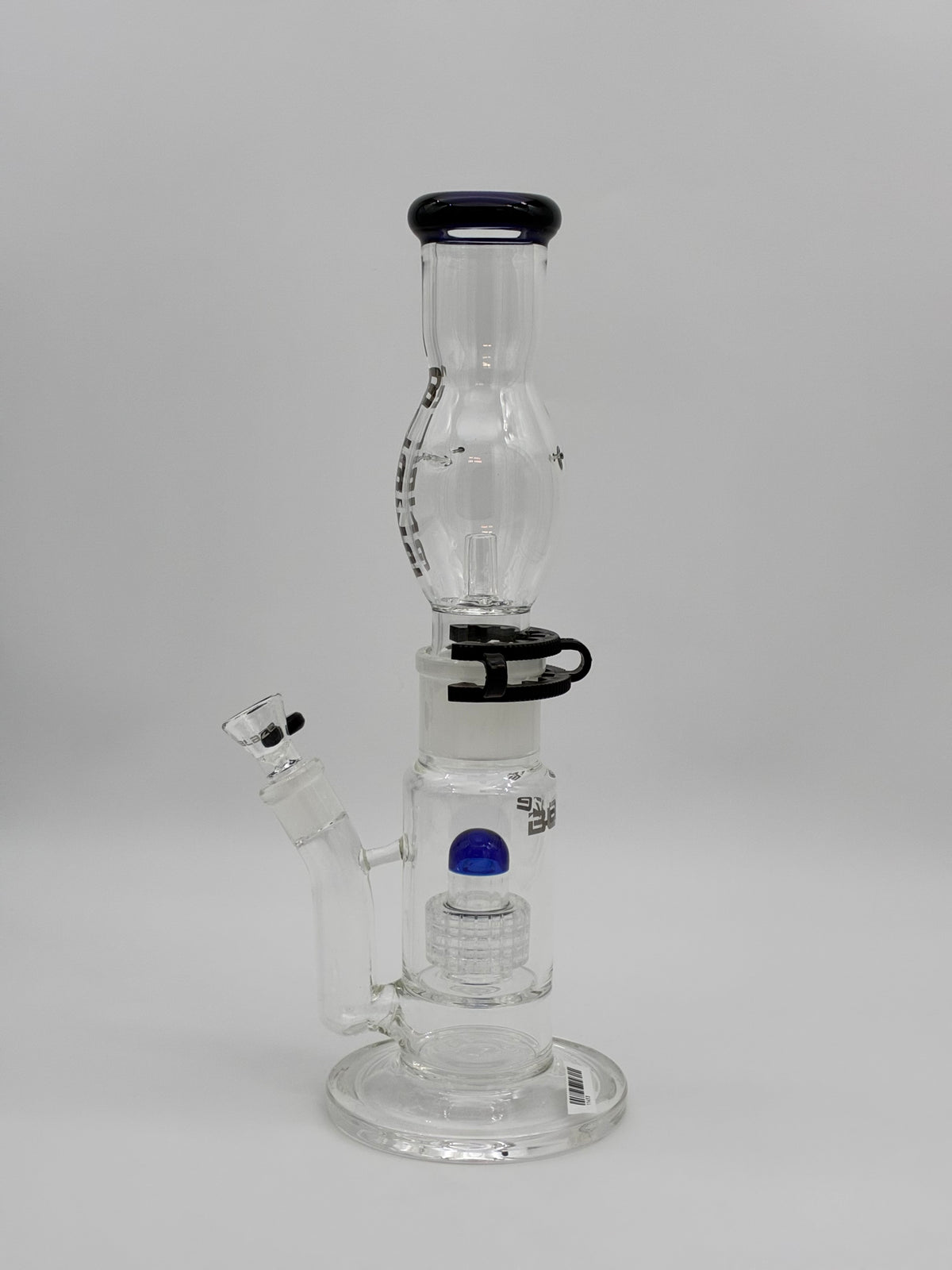 Blaze M+M Bong with Drum Percolator 38cm Blue