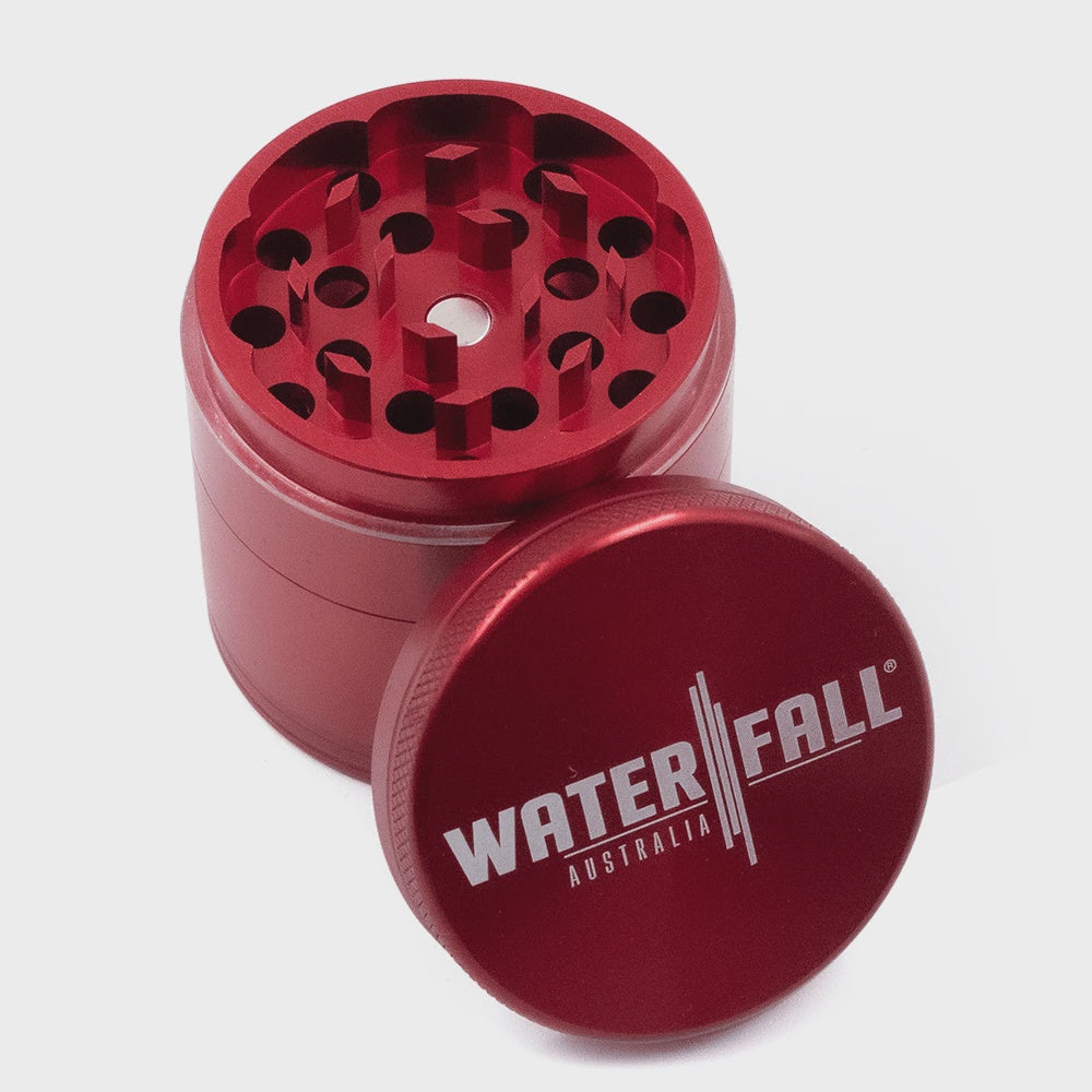 Waterfall Metal Grinder 50mm 4pcs Red