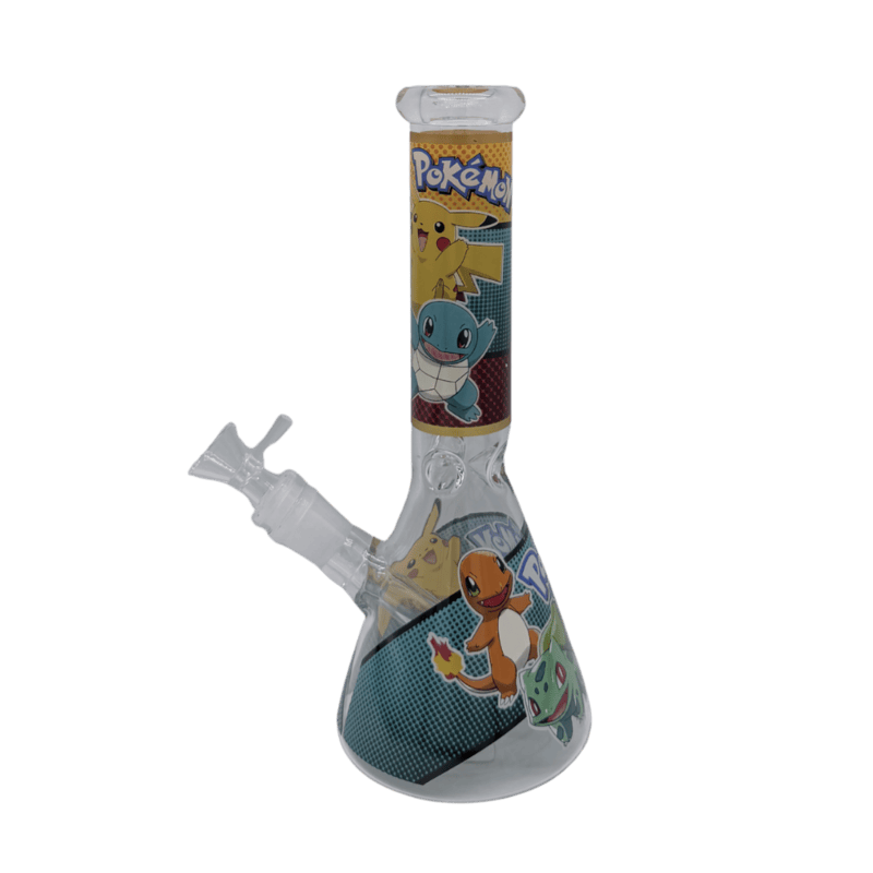Medium Beaker Bong 25cm Pokemon Assorted