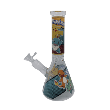Medium Beaker Bong 25cm Pokemon Assorted