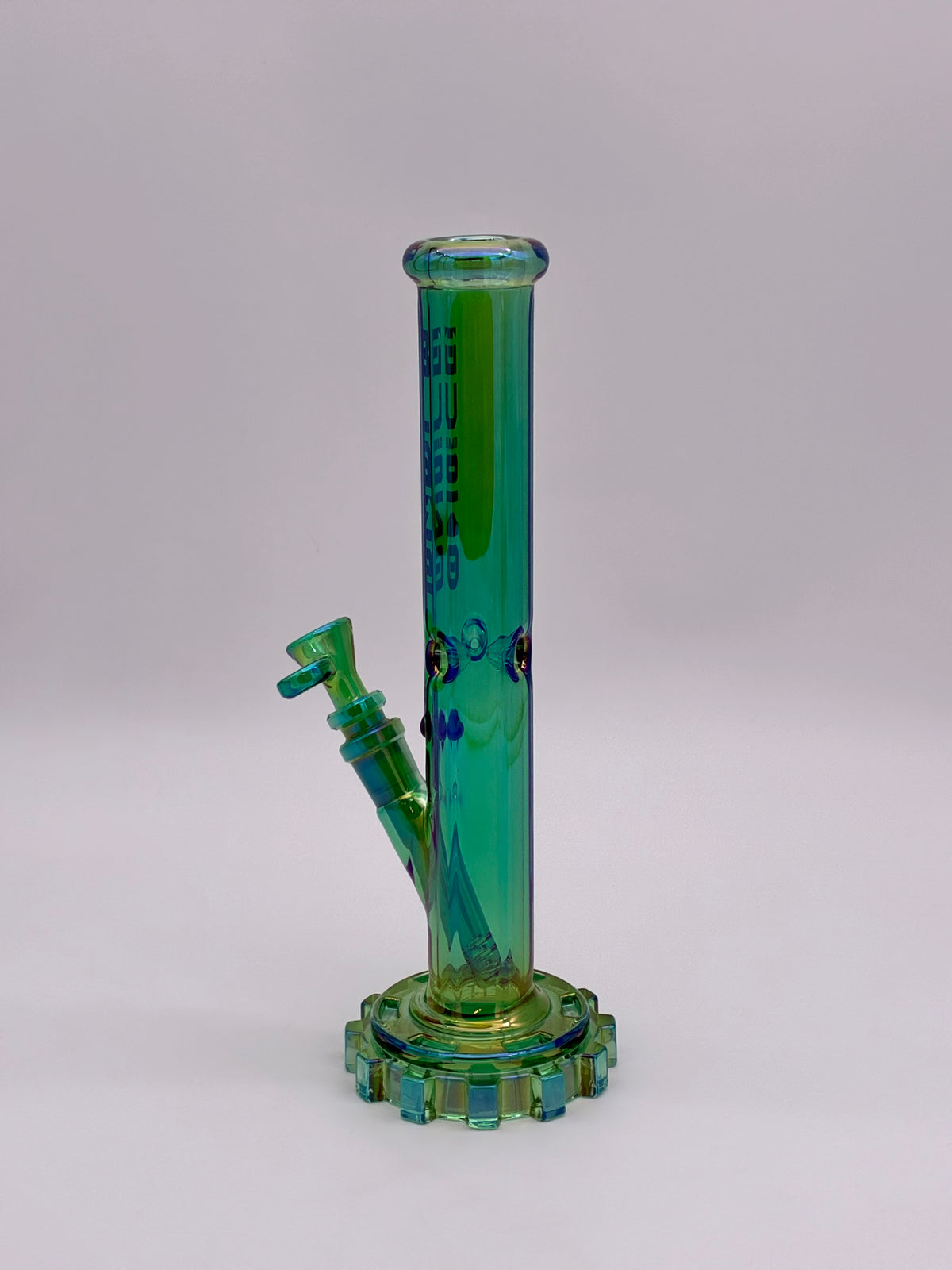 Blaze Ice Cyclinder Bong 30cm Chrome Green
