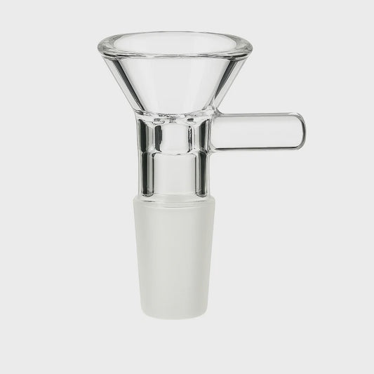 Glass cone with handle 14mm clear