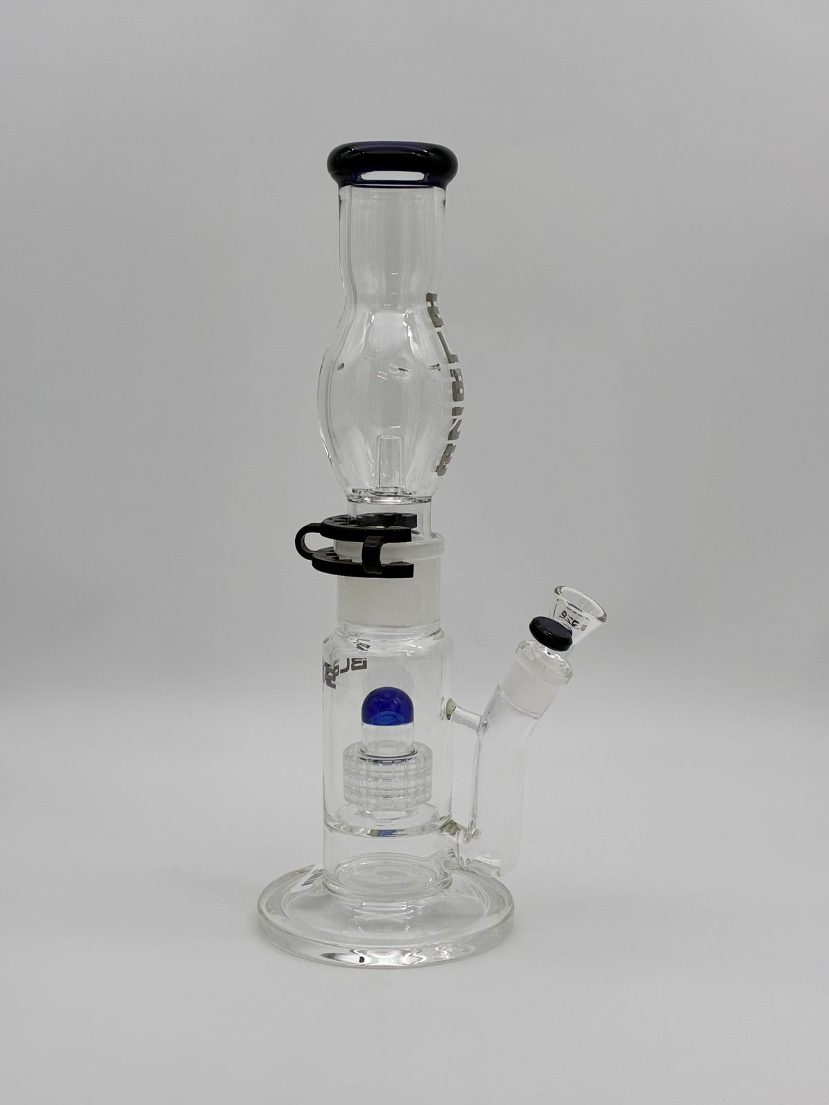 Blaze M+M Bong with Drum Percolator 38cm Blue