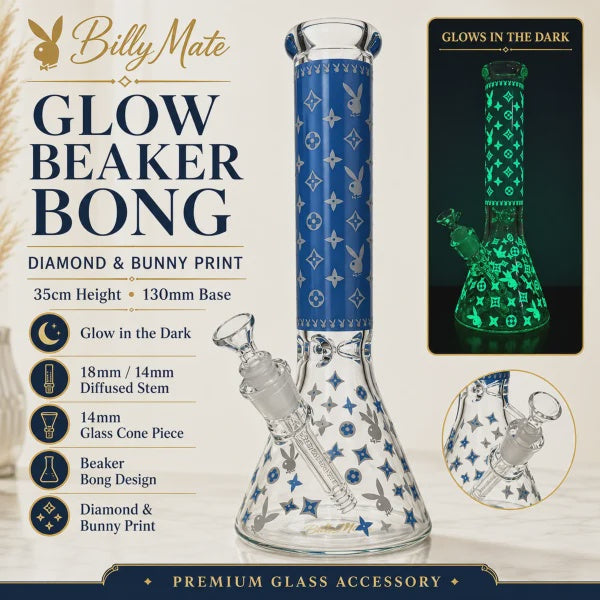 Medium Beaker Bong 25cm Playboy LV