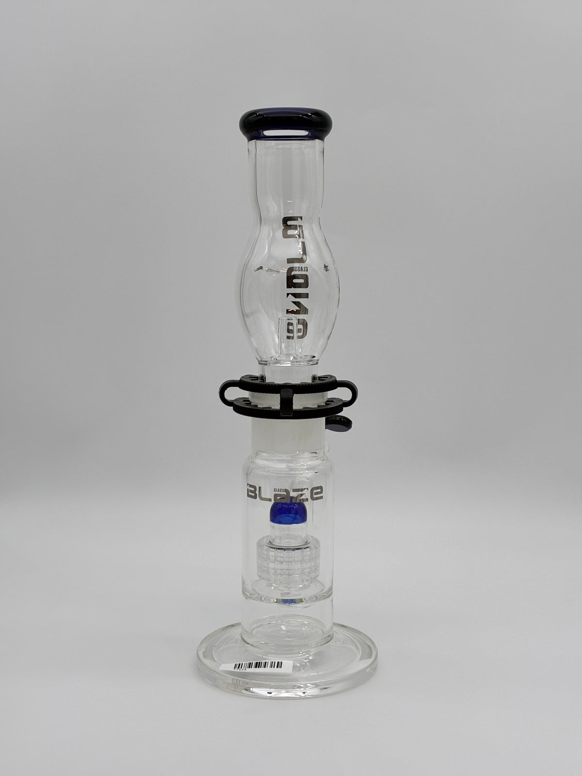 Blaze M+M Bong with Drum Percolator 38cm Blue