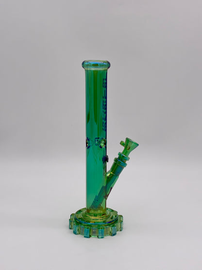 Blaze Ice Cyclinder Bong 30cm Chrome Green