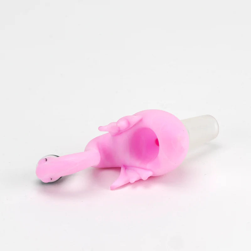 Empire Glass Bowl piece Pink Flamingo 14mm