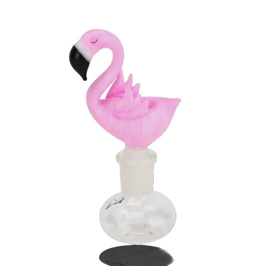 Empire Glass Bowl piece Pink Flamingo 14mm