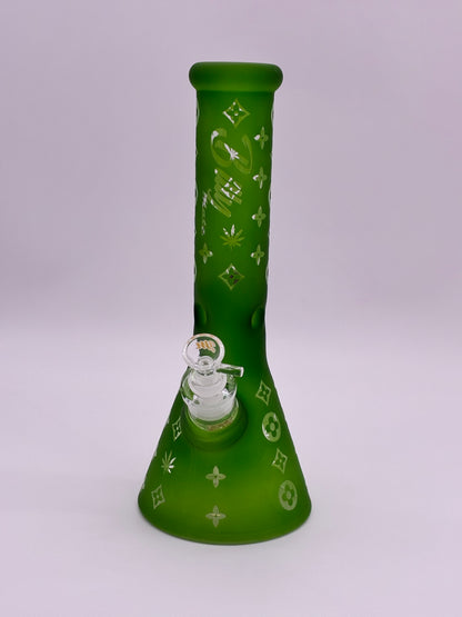 Billy Mate Large Beaker Bong 30cm Frosted LV