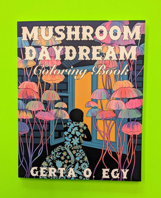 Coloring Book Mushroom Daydream