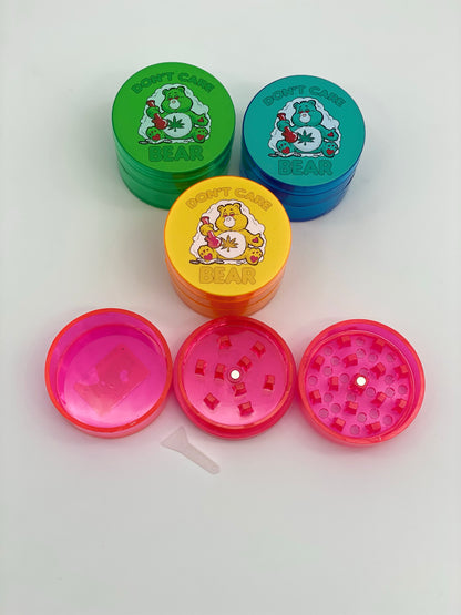 Don't Care Bear Plastic Grinder 3pc