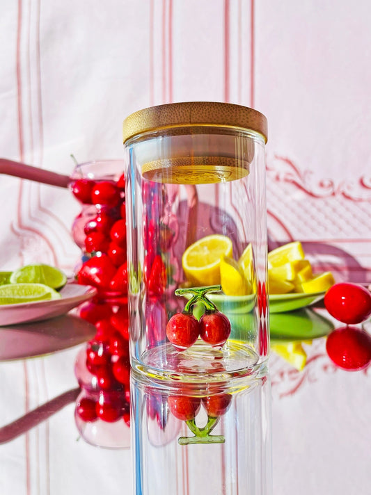 Burning Love Stash Jar Maraschino Cherry