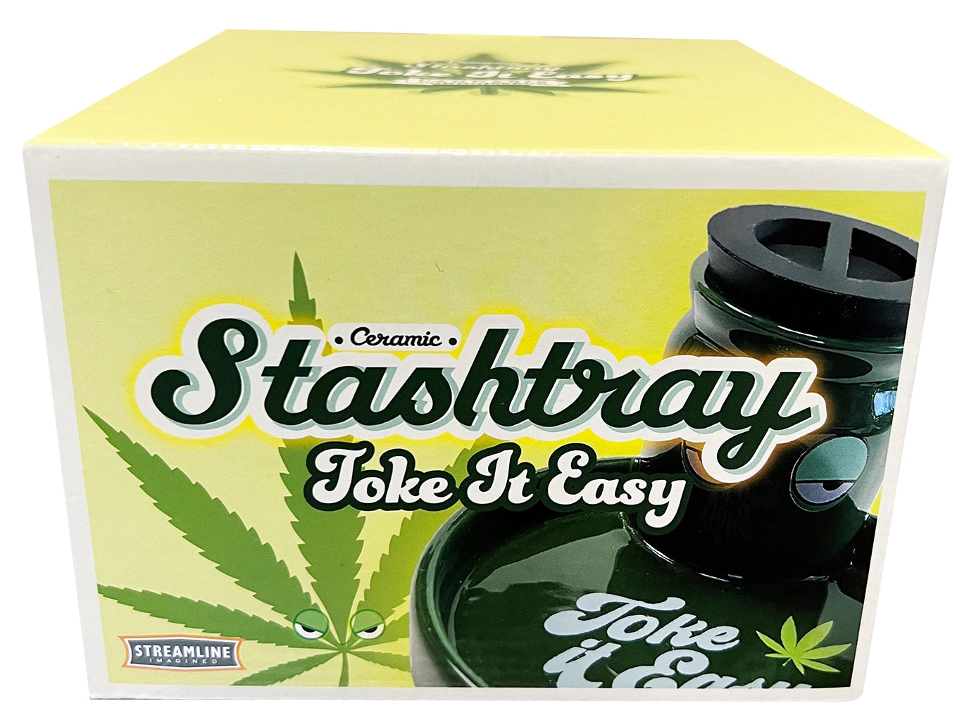 Ceramic Stash and Ashtray - Toke It Easy