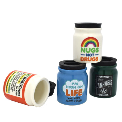 Ceramic Stash Jar Assorted