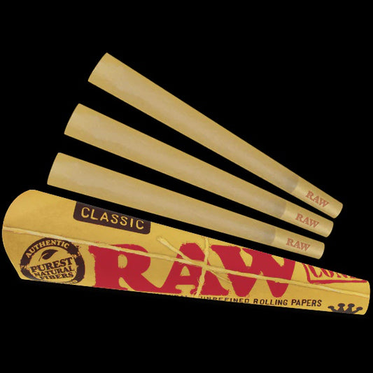 Raw Prerolled classic king size 3 pack