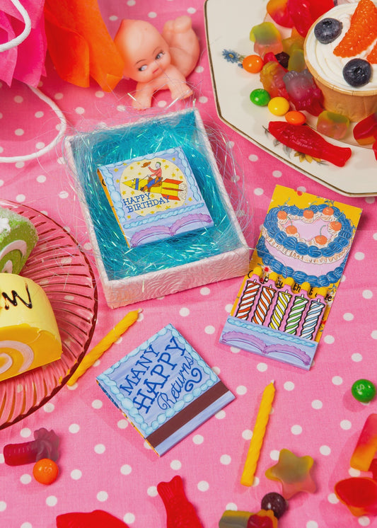 SMO Matchbook Birthday Cake