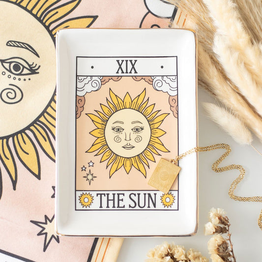 Trinket Dish The Sun Vintage Tarot
