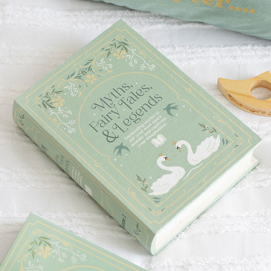 Stash: Book Shaped Storage Box Green