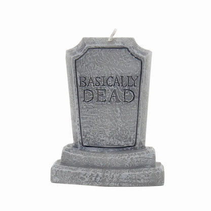 Candle Basically Dead Tombstone Shaped