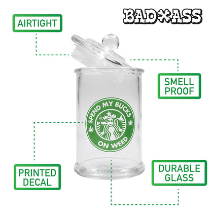 Bad Ass Stash Jar 370ml Jim’s Growing