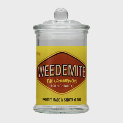 Bad Ass Stash Jar 370ml Weedemite Vegemite