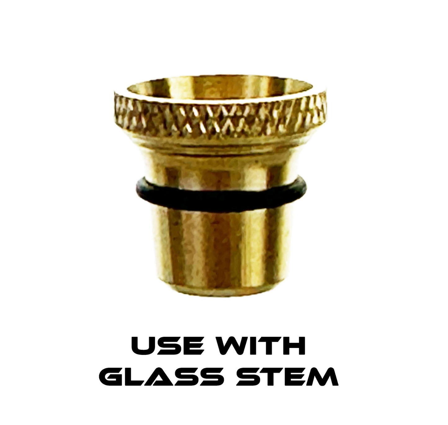 Brass Cone Piece with O Ring Large