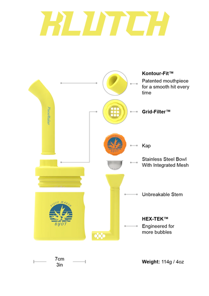 Piece Maker Silicone Bong 7cm Klutch