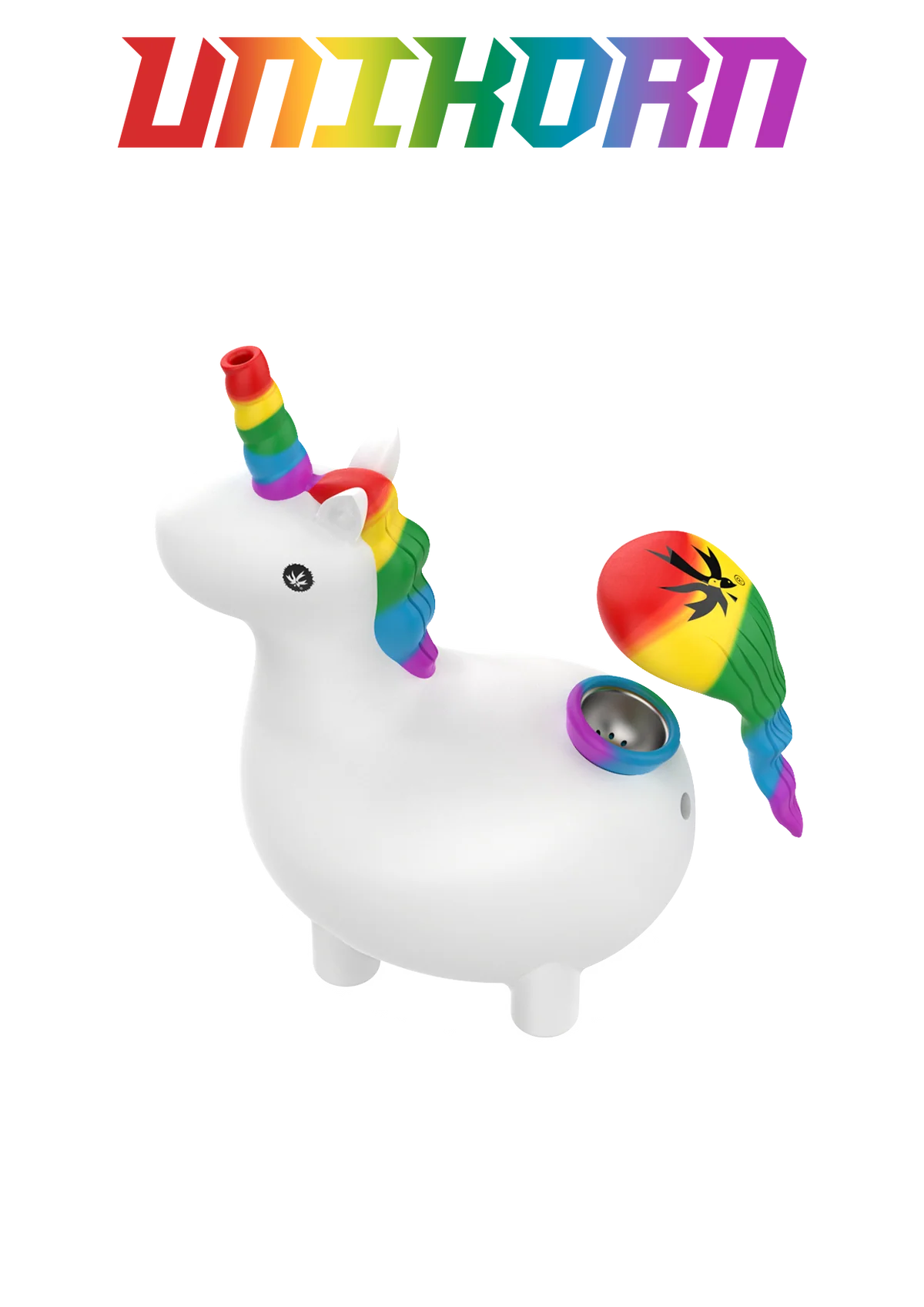 Piece Maker Silicone Bong 14cm Unicorn