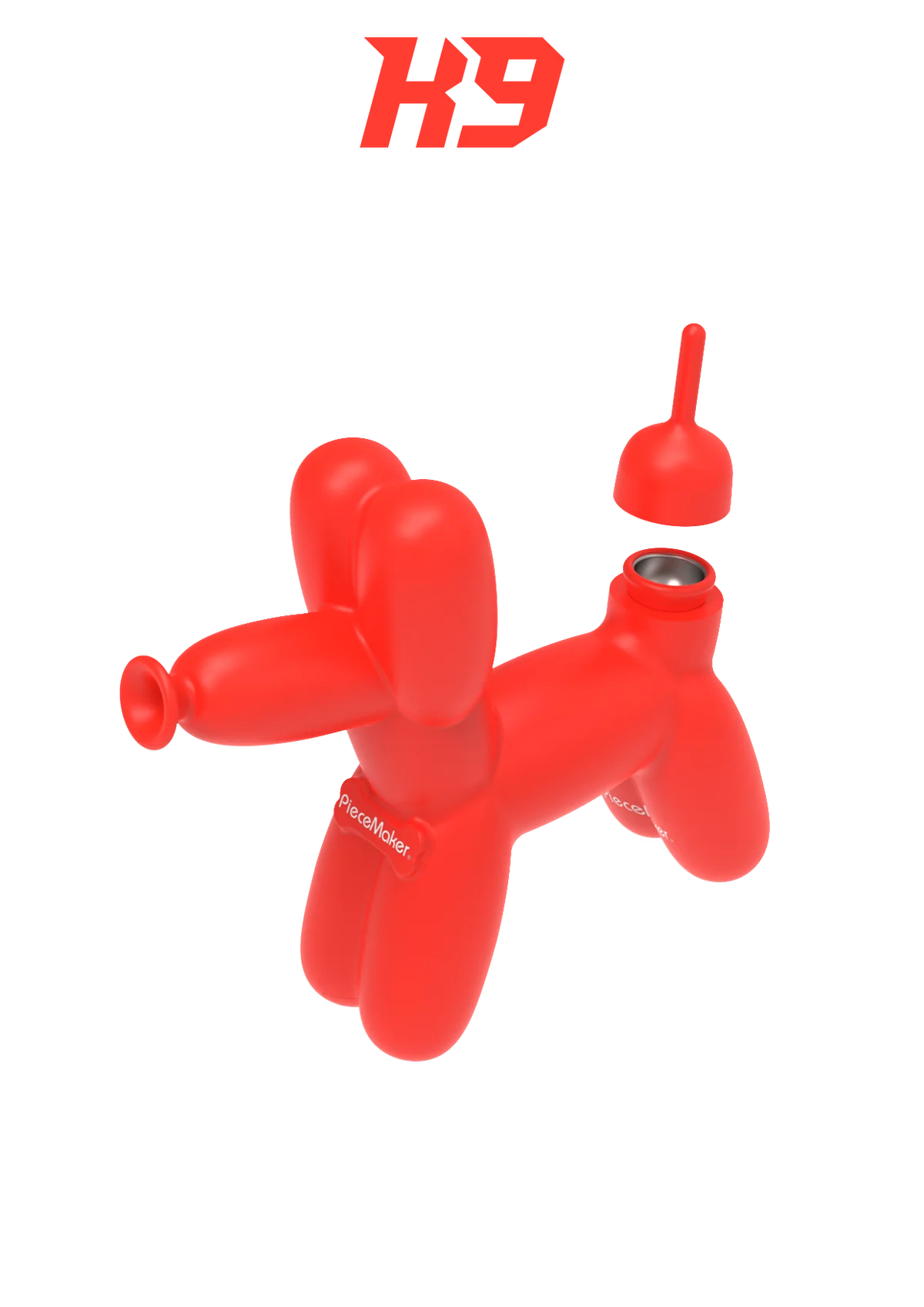 Piece Maker Silicone Bong 14.5cm Balloon Dog