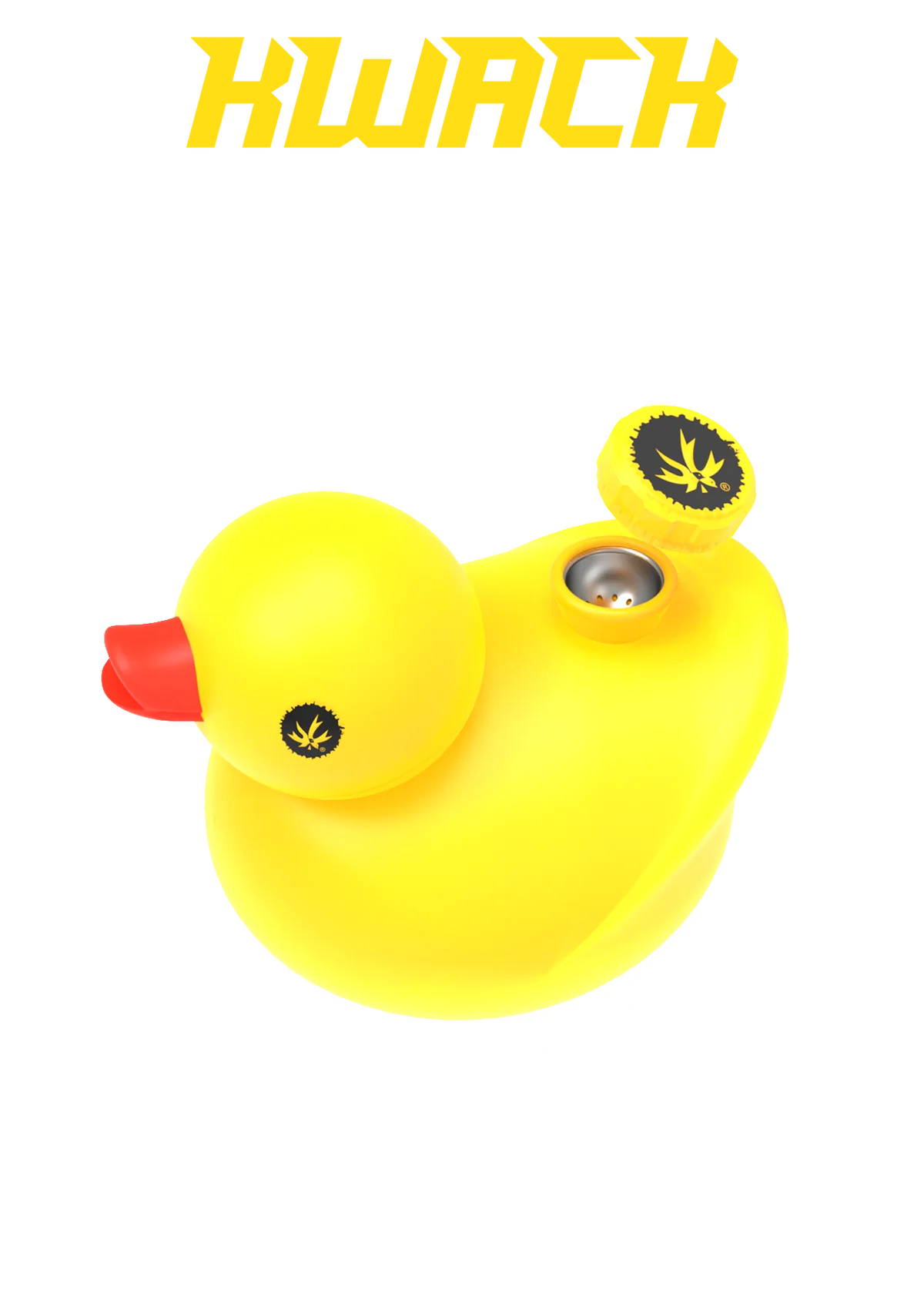 Piece Maker Silicone Bong 14cm Rubber Duck Kwack
