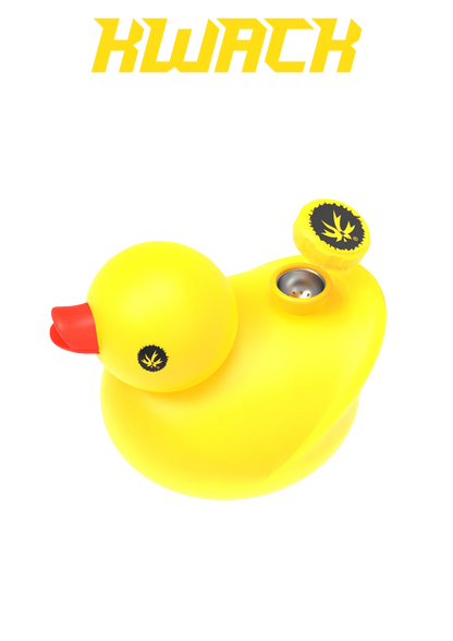 Piece Maker Silicone Bong 14cm Rubber Duck Kwack