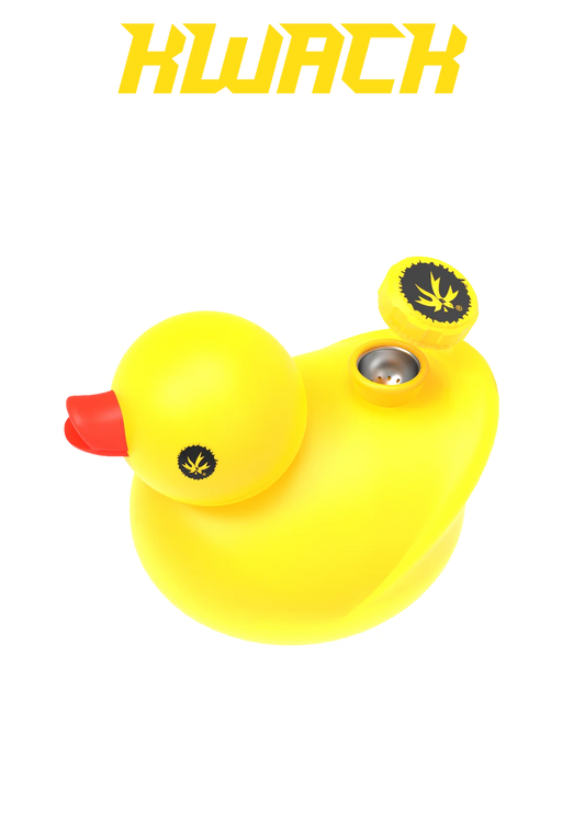 Piece Maker Silicone Bong 14cm Rubber Duck Kwack