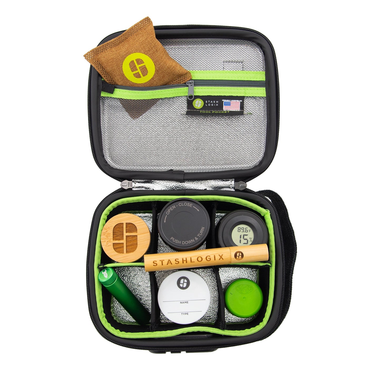 Silverton Hard Shell Locking and Smell Proof Stash Bag