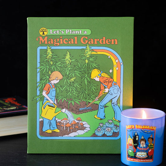 Canvas Magical Garden Plaque by Steven Rhodes