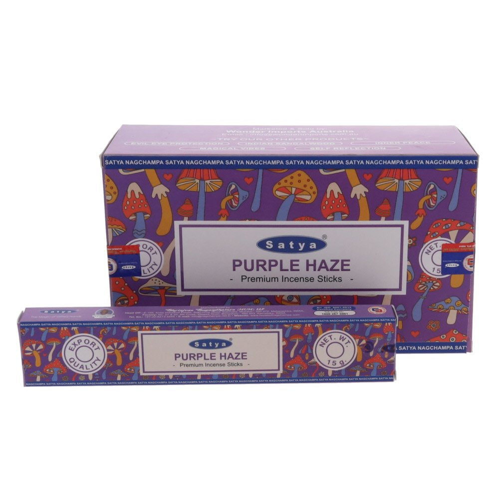 Satya Incense Sticks 15g Purple Haze