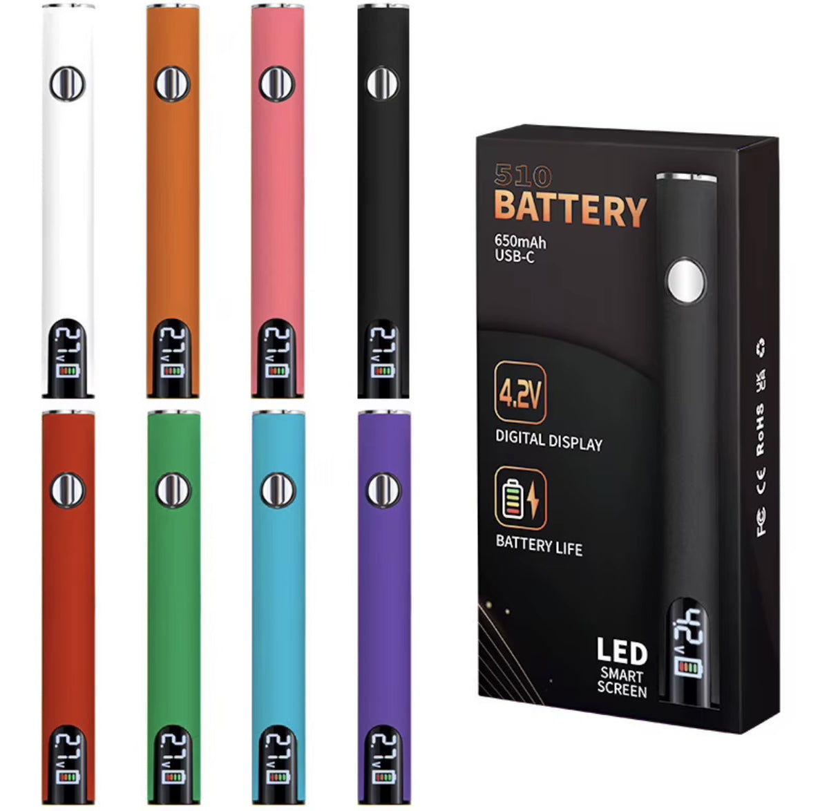 510 Pen 650mAh USB-C