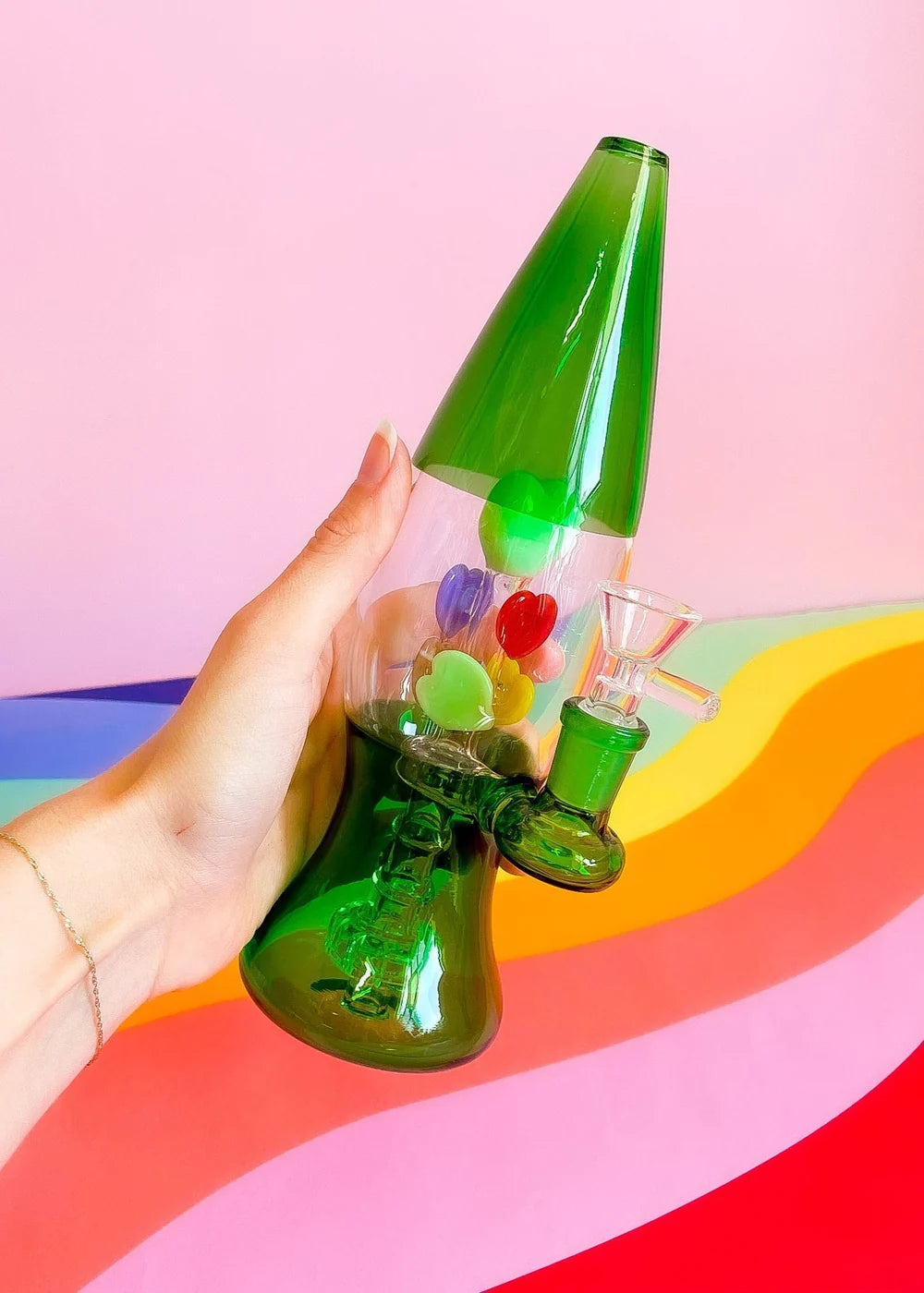 Canna Style Lava Lamp Bong