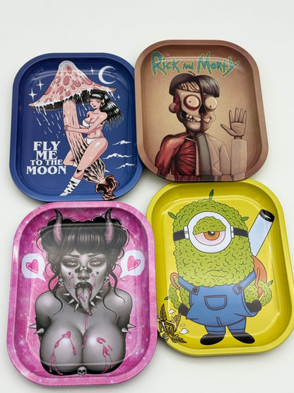 Rolling Trays Assorted Small 18x14cm