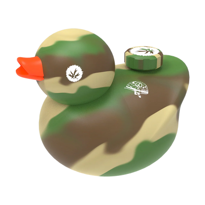 Piece Maker Silicone Bong 14cm Rubber Duck Kwack