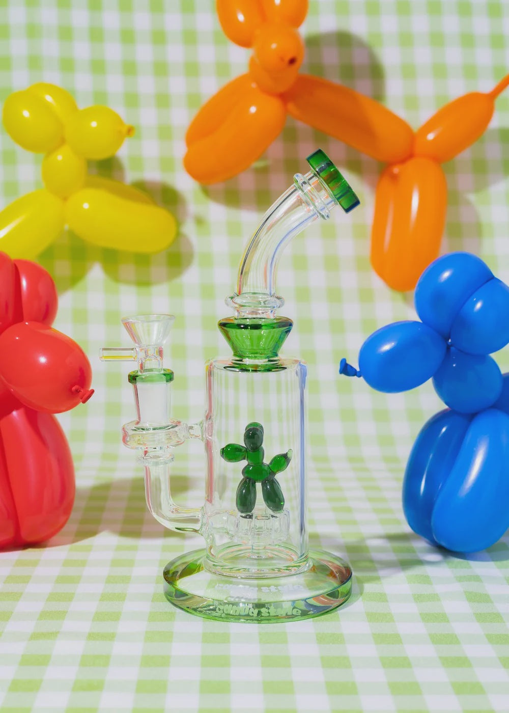 Canna Style Balloon Dog Figurine Bong