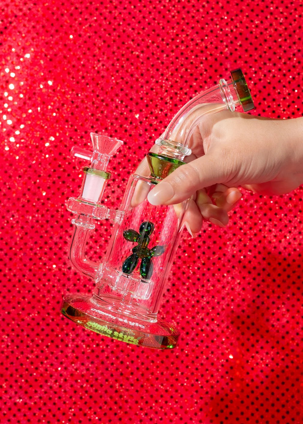 Canna Style Balloon Dog Figurine Bong
